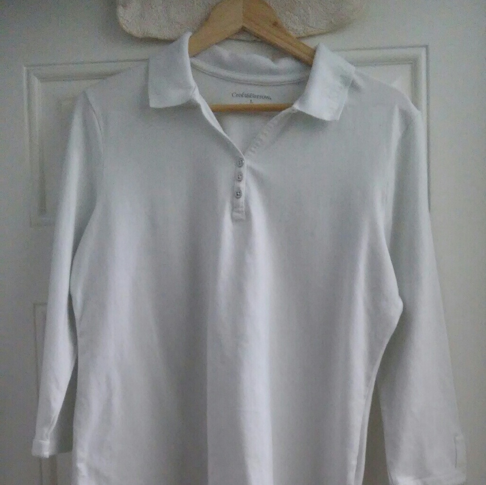 White polo top